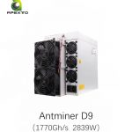 Bitmain Antminer D9 1770G 2389W Asic X11 Algorithm DASH Miner In Stock