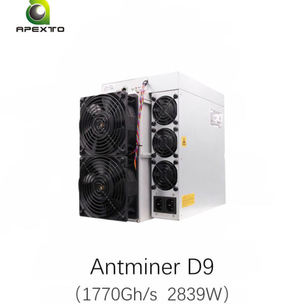 Bitmain Antminer D9 1770G 2389W Asic X11 Algorithm DASH Miner In Stock