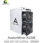 Canaan Avalon A1346 104T 107T 110T 113T 116T 120T 126T 3300W Bitcoin Miner Asic Mining With All in One Power Supply