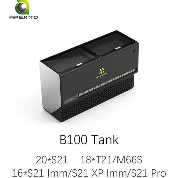 Immersion Mining B100 Tank 100kW Support 20 Units Asic Miners