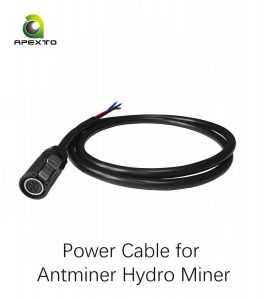 Antminer Hydro Power Cable 1.5M 20A 500V for Hydro Cooling Miners