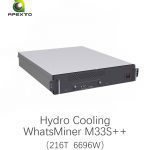 MicroBT Whatsminer M33S++ 216T 6696W Hydro Cooling Miner Bitcoin Mining