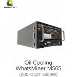 MicroBT Whatsminer M56S 184T - 192T 5550W Immersion Cooling Mining BTC BCH Bitcoin Miner
