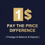 Pay the Price Difference (Postage, Balance, Deposit)