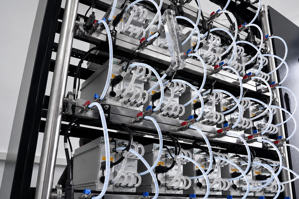 36-Slot 200kW Antminer liquid cooling rack