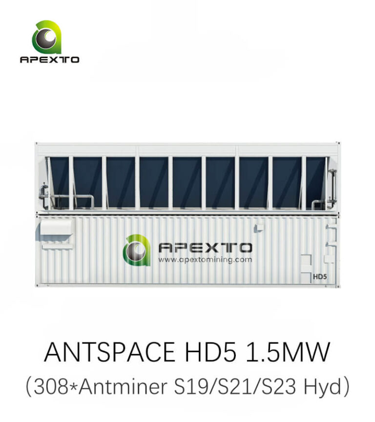 Bitmain ANTSPACE HD5 Antminer Hydro Container