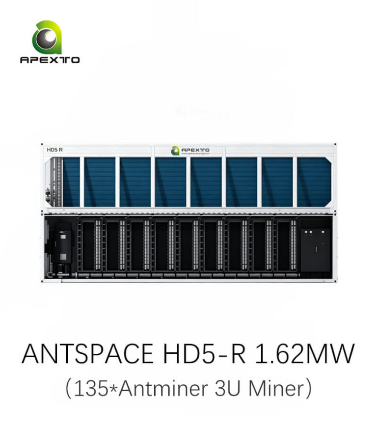 Bitmain ANTSPACE HD5-R Antminer Hydro Mining Container