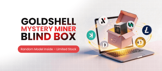 Goldshell Mystery Miner Blind Box Random Model