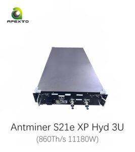 Antminer S21e XP Hyd 3U 1 - Apexto Mining Antminer S21e XP Hyd 3U