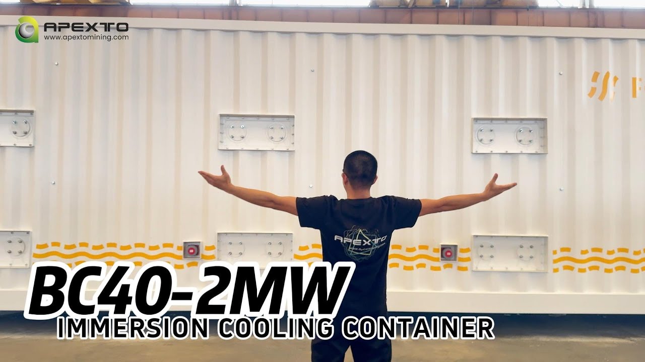 Immersion Cooling Container For Sale - Apexto Mining