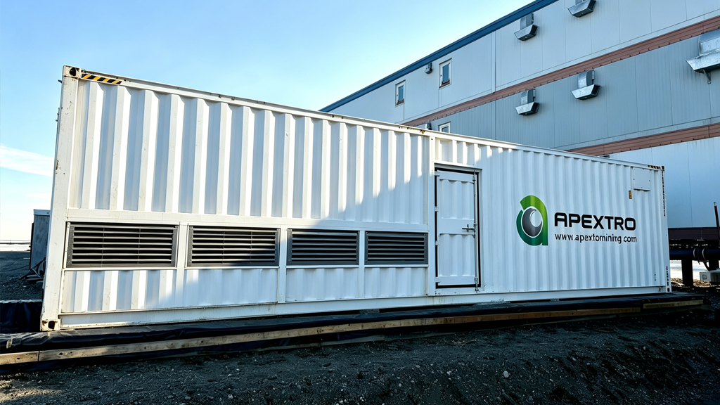 Apexto 1.2MW Hydro Cooling Container Project