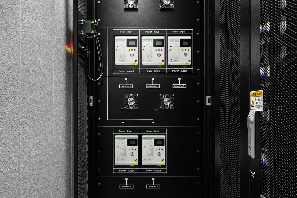 1MW 100-Slot Hydro Mining Container Power Cabinet