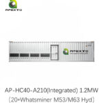 210-Slot Hydro Mining Container For Antminer Hydro