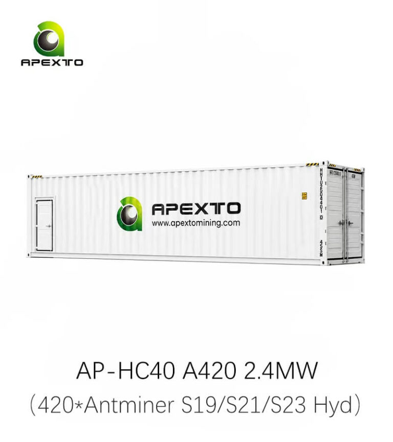 420-Slot Antminer Liquid Cooling Container