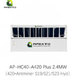 Conteneur de refroidissement à eau Antminer à 420 emplacements