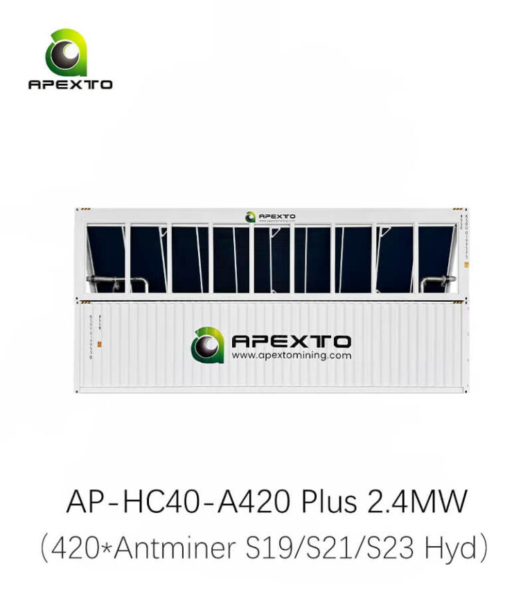 420-Slot Antminer Water Cooling Container