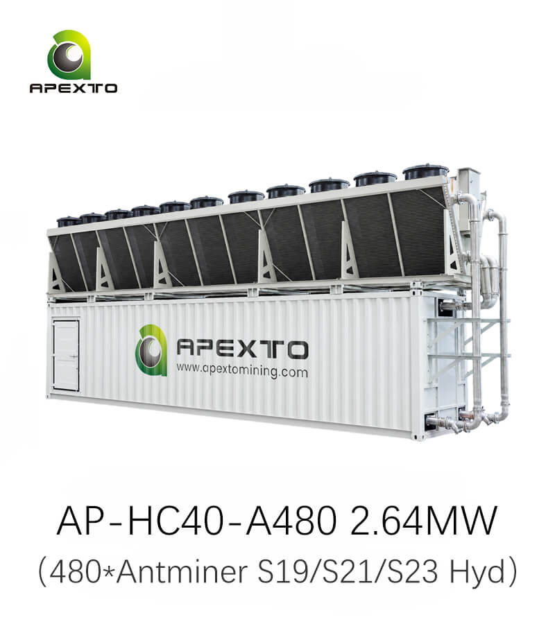 480-Slot Hydro Cooling Container for Antminer 480-Slot Hydro Cooling Container for Antminer