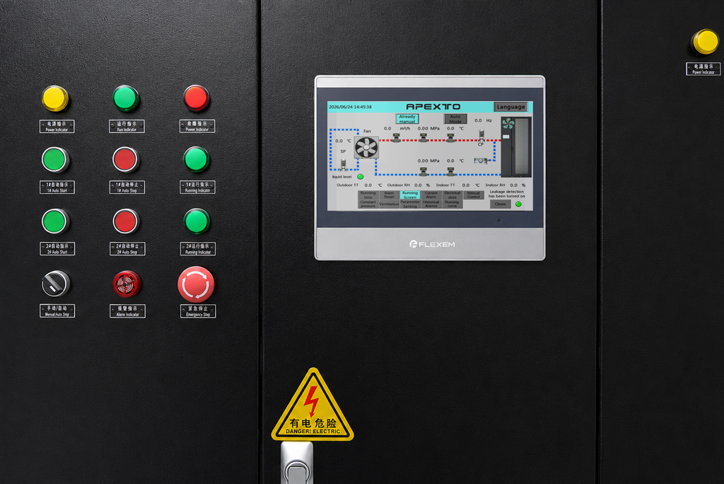 Control System for 480-Slot Antminer Hydro-Cooling Container