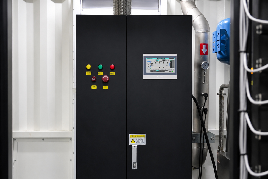 1.6MW 160-Slot Avalon/Sealminer 2U Bitcoin Mining Hydro-Cooling Container PLC Control System