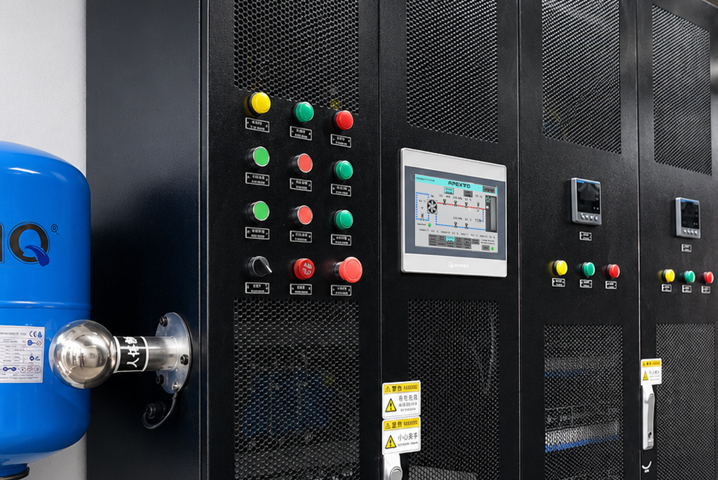 Antminer Hidro Soğutma Konteyner Kontrol Sistemi