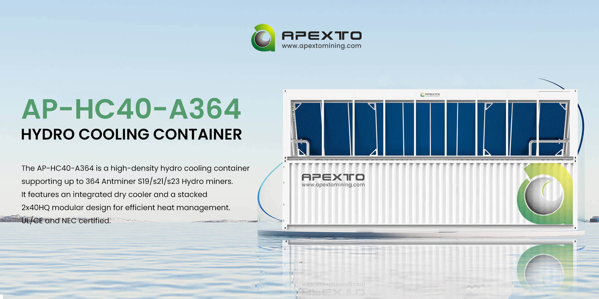 Hydro Cooling Container AP-HC40-A364