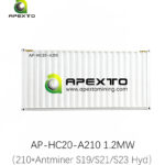 Hydro Cooling Container for BTC Mining