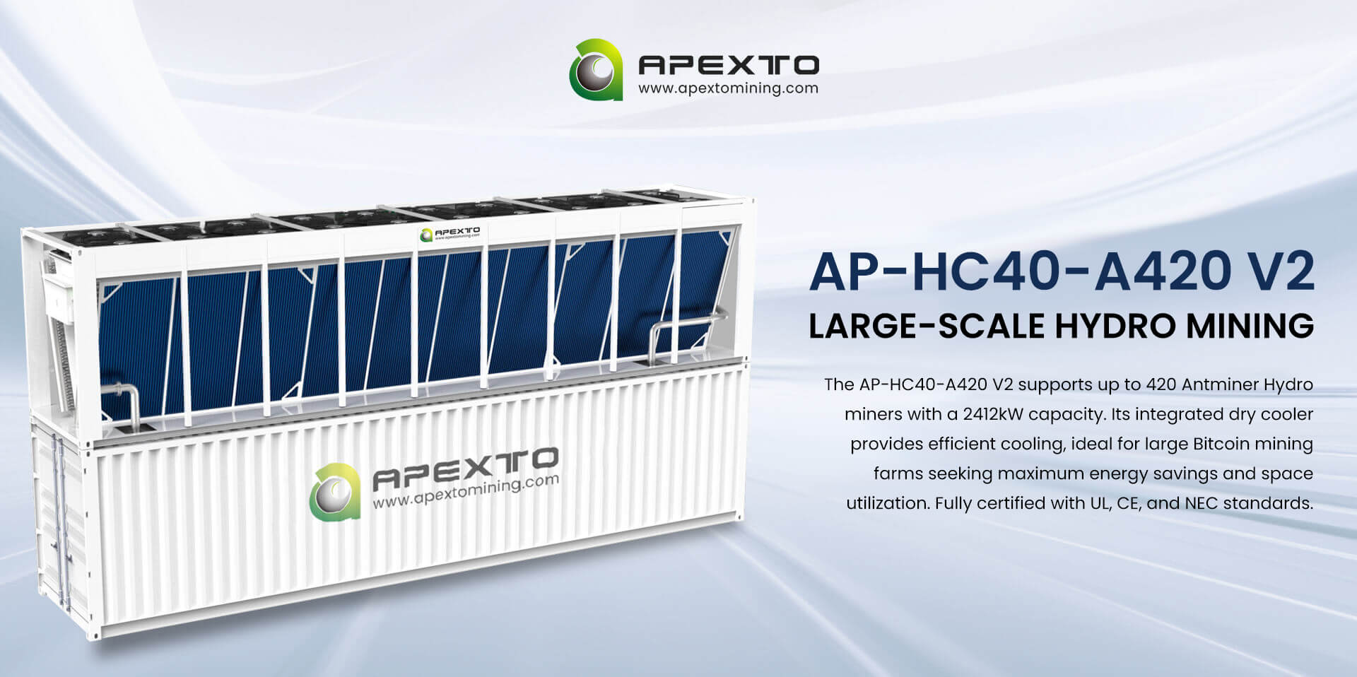hydro cooling container AP-HC40-A420 V2