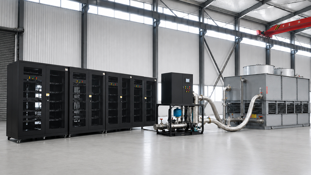 Déploiement de refroidissement hydrodynamique pour Antminer 200 kW - 36 emplacements