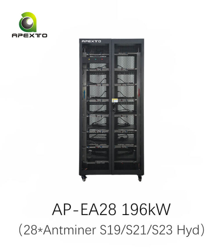 28-Slot Modular Liquid Cooling Cabinet For Antminer