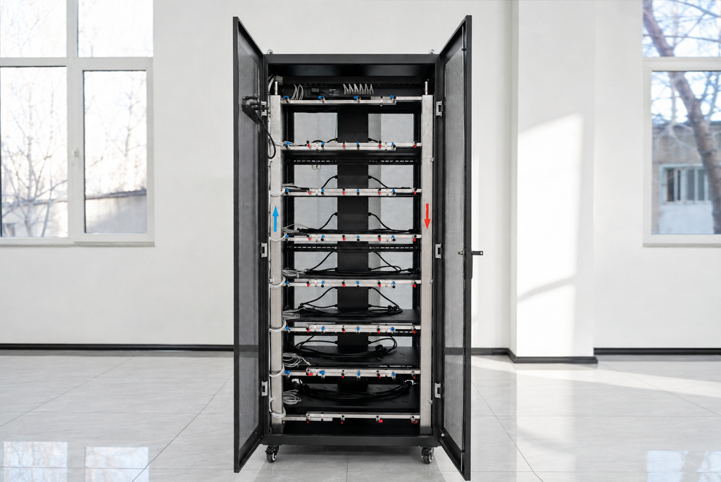 28スロット 154kW Antminer液体冷却キャビネット EA28
