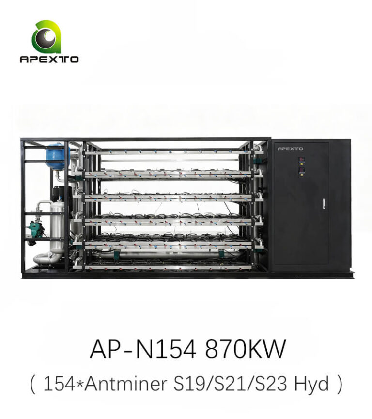 Modular Racking System for Bitcoin Mining