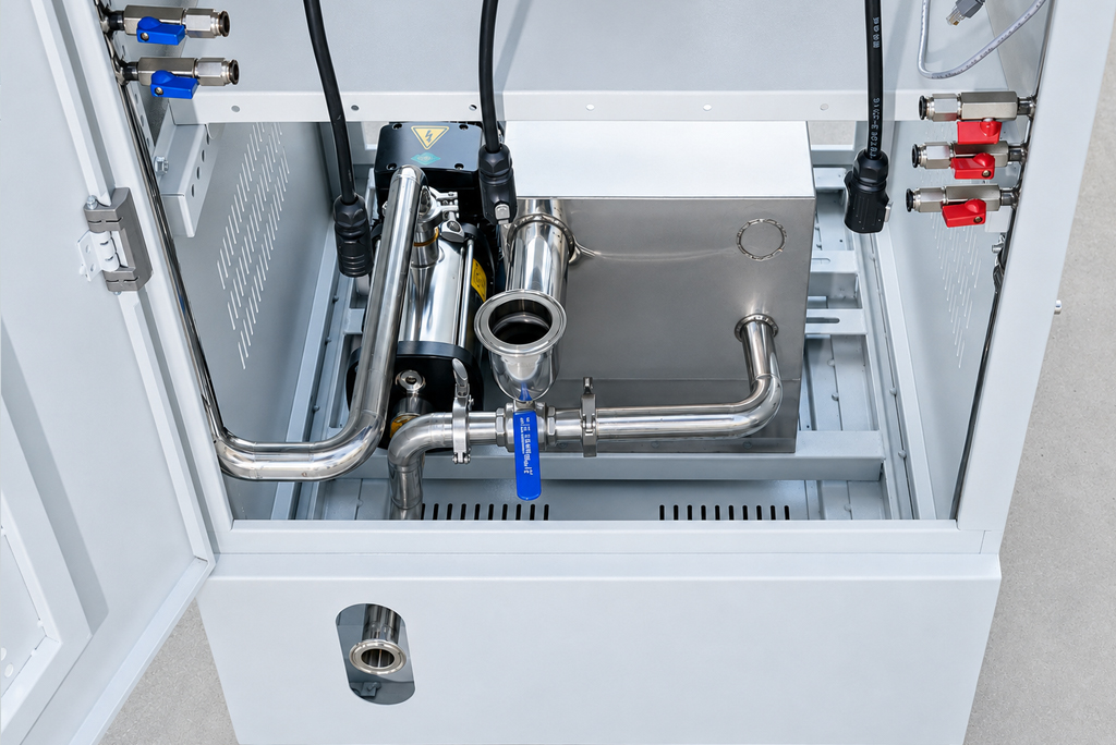 12-Slot Antminer liquid Cooling Cabinet water pump