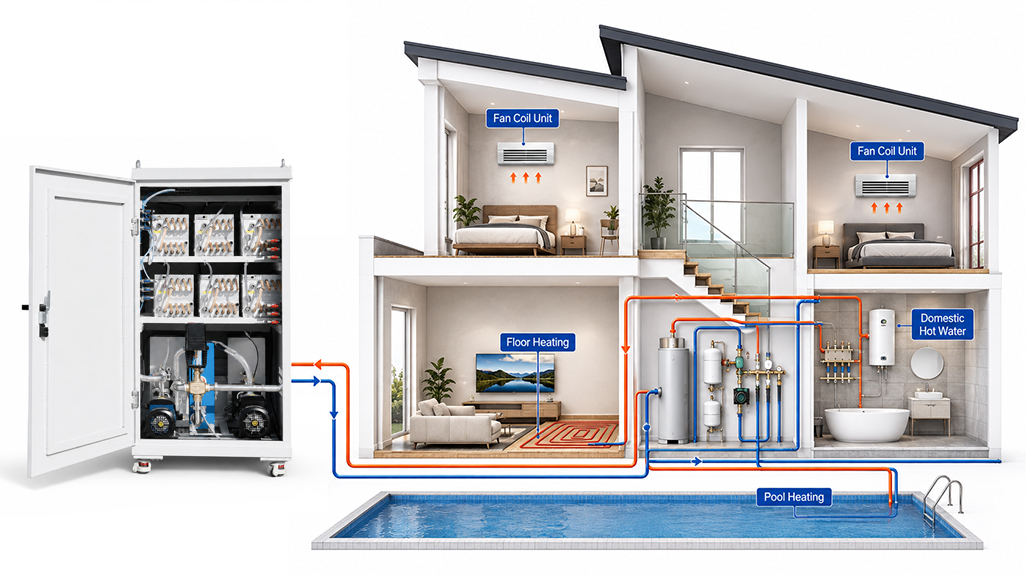 Home mining Hydronic Heating Solution