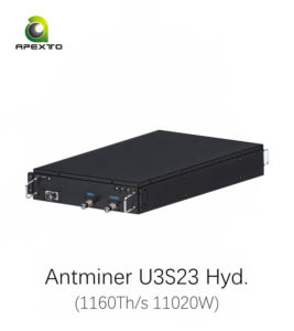 Antminer U3S23Hyd - Apexto Mining Antminer U3S23Hyd.