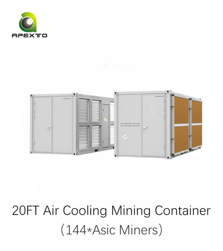 20ft Avalon Air Cooling Mining Container