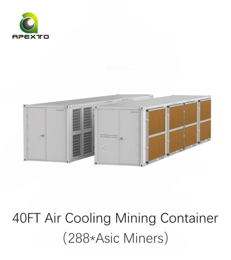 40FT Avalon Air Cooling Mining Container