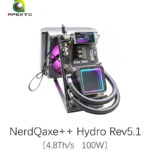 Bitaxe Miner NerdQaxe++ Hydro 5.1 Bitcoin Miner Solo Miner