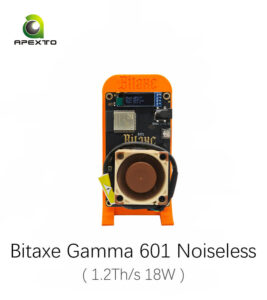 Bitaxe Gamma 601 Miner Bitcoin Silenzioso 1.2TH/s 17W