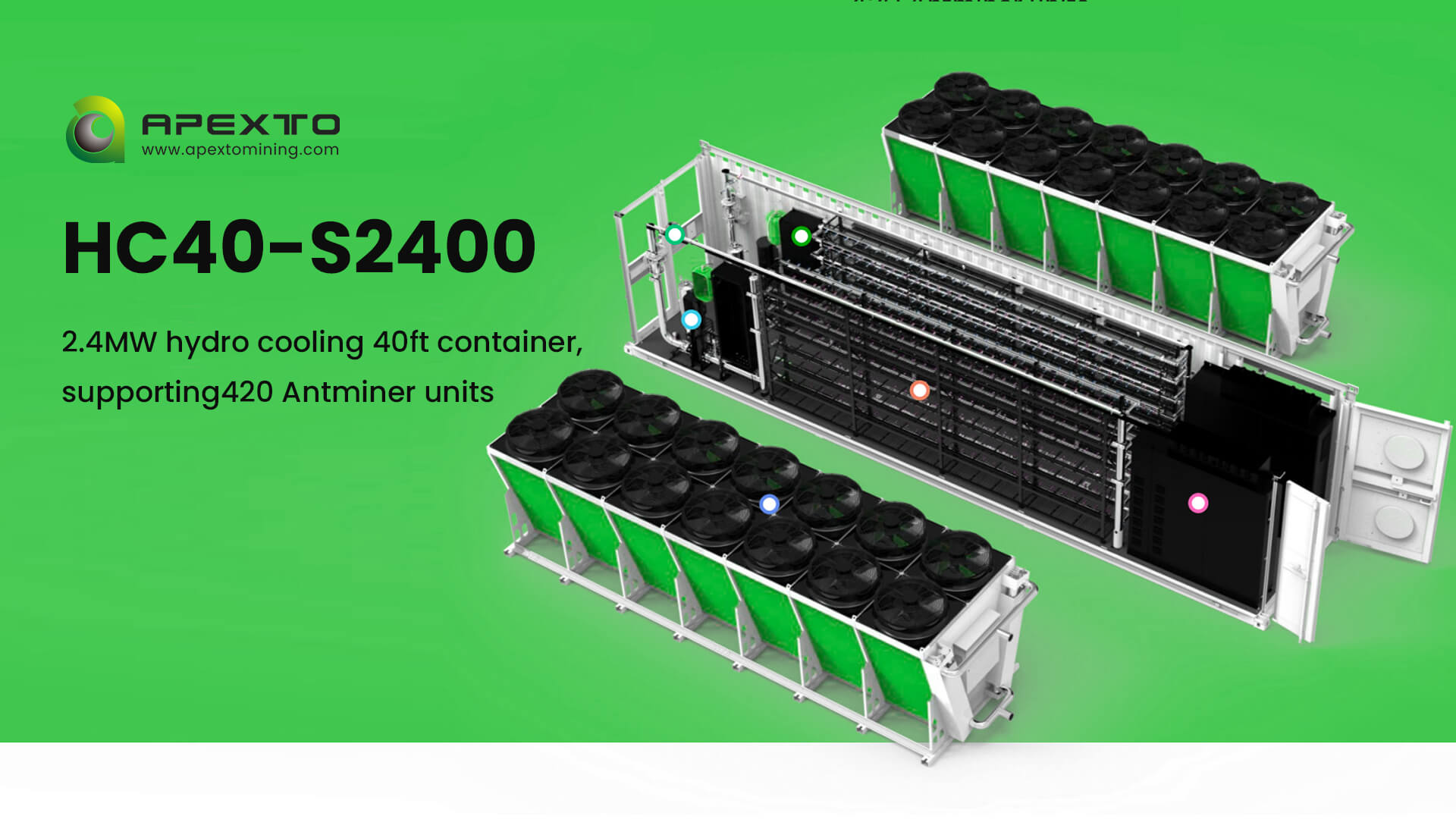 HC40-S2400 hydro cooling container