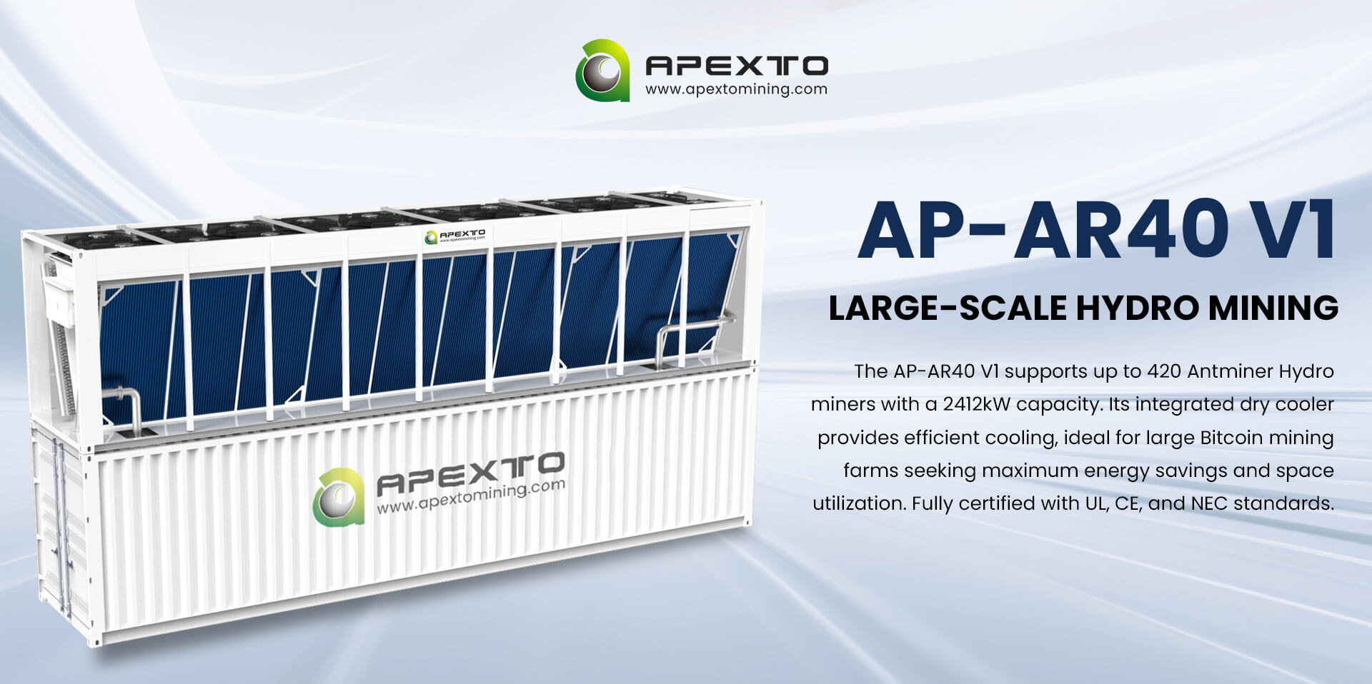 Hydro Cooling Container AP-AR40 V1