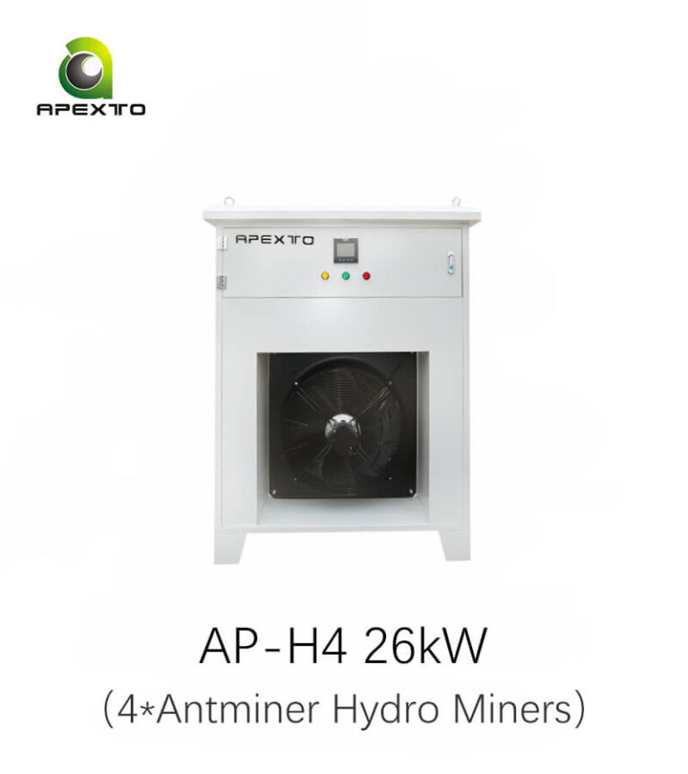 Hydro cooling cabinet for home mining