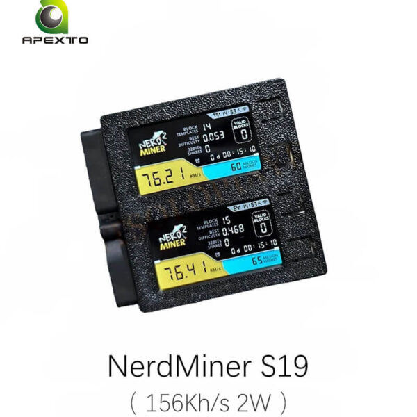 Solo Miner NerdMiner S19