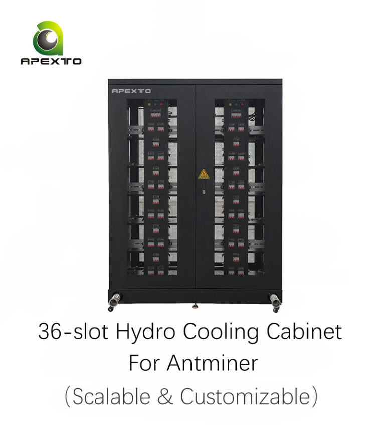 36 slot Hydro Cooling Cabinet for Antminer