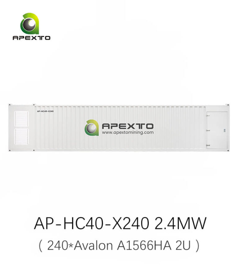 Avalon Hydro Cooling Container for Avalon A1566HA 2U