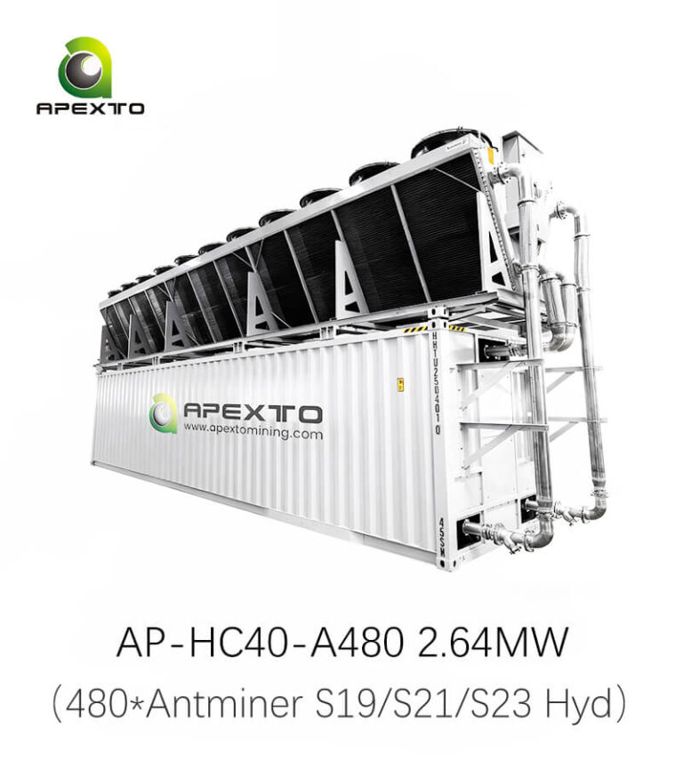 Hydro Cooling Container for Antminer