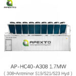 Hydro Cooling Container for Bitcoin Mining