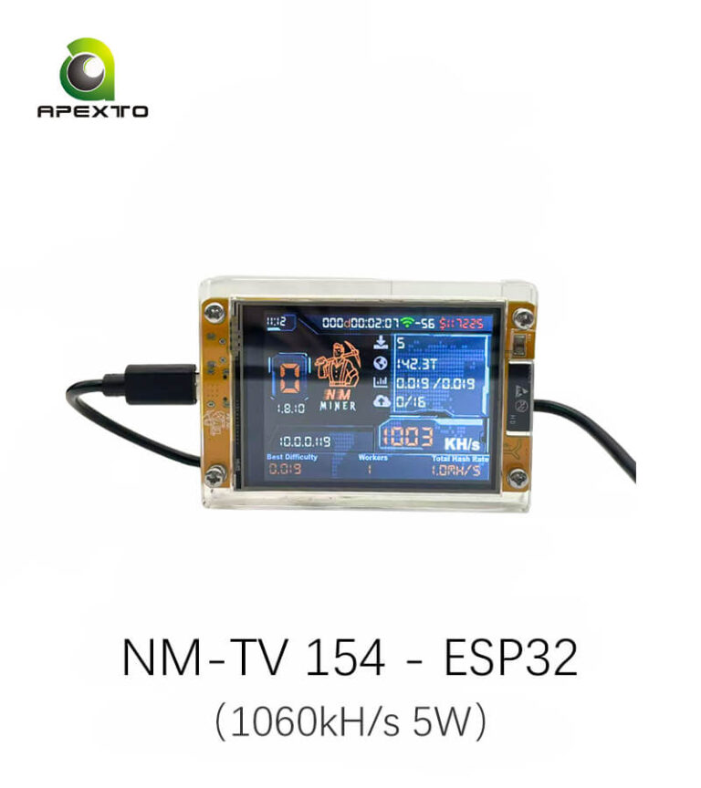 NM-TV 154 - ESP32 Bitcoin Solo Miner