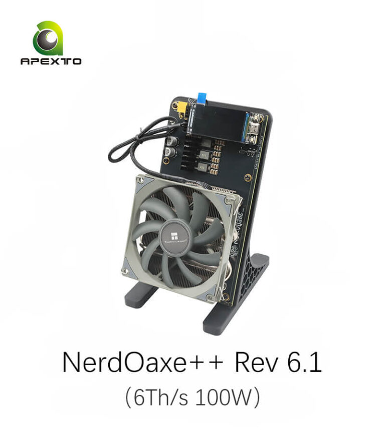 NerdOaxe++ Rev 6.1 Bitcoin Solo Mining