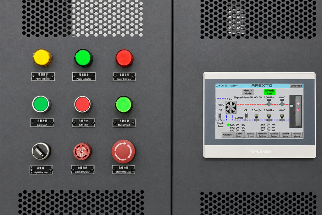 Kabinet Pendingin Air Antminer 28 Slot 154kW dengan Pengontrol PLC