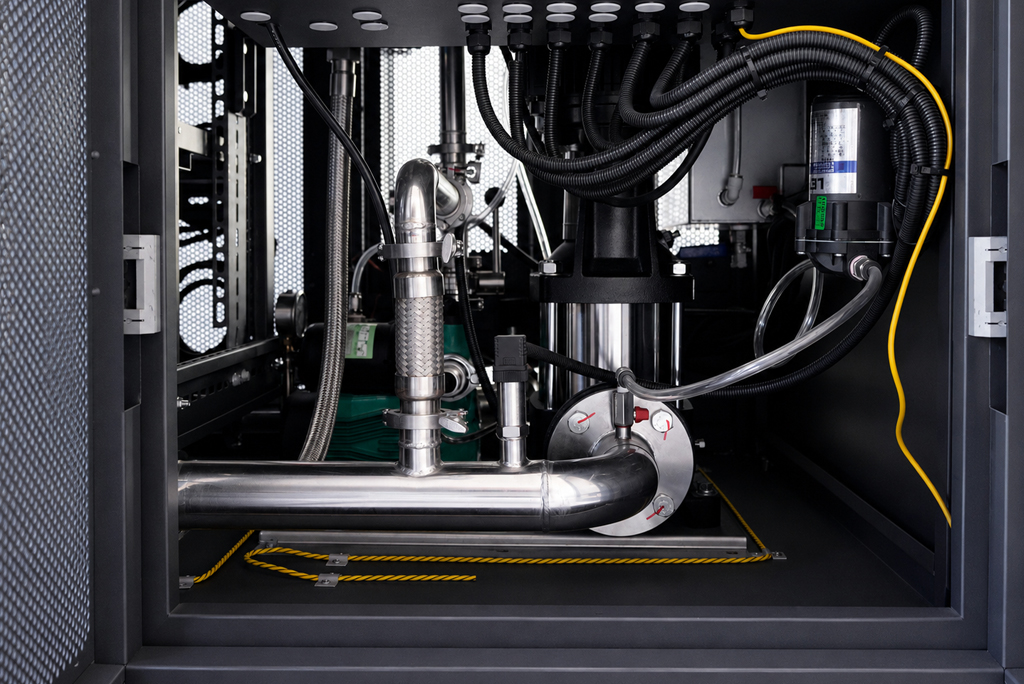 Kabinet Pendingin Air Antminer 28 Slot 154kW dengan Deteksi Kebocoran